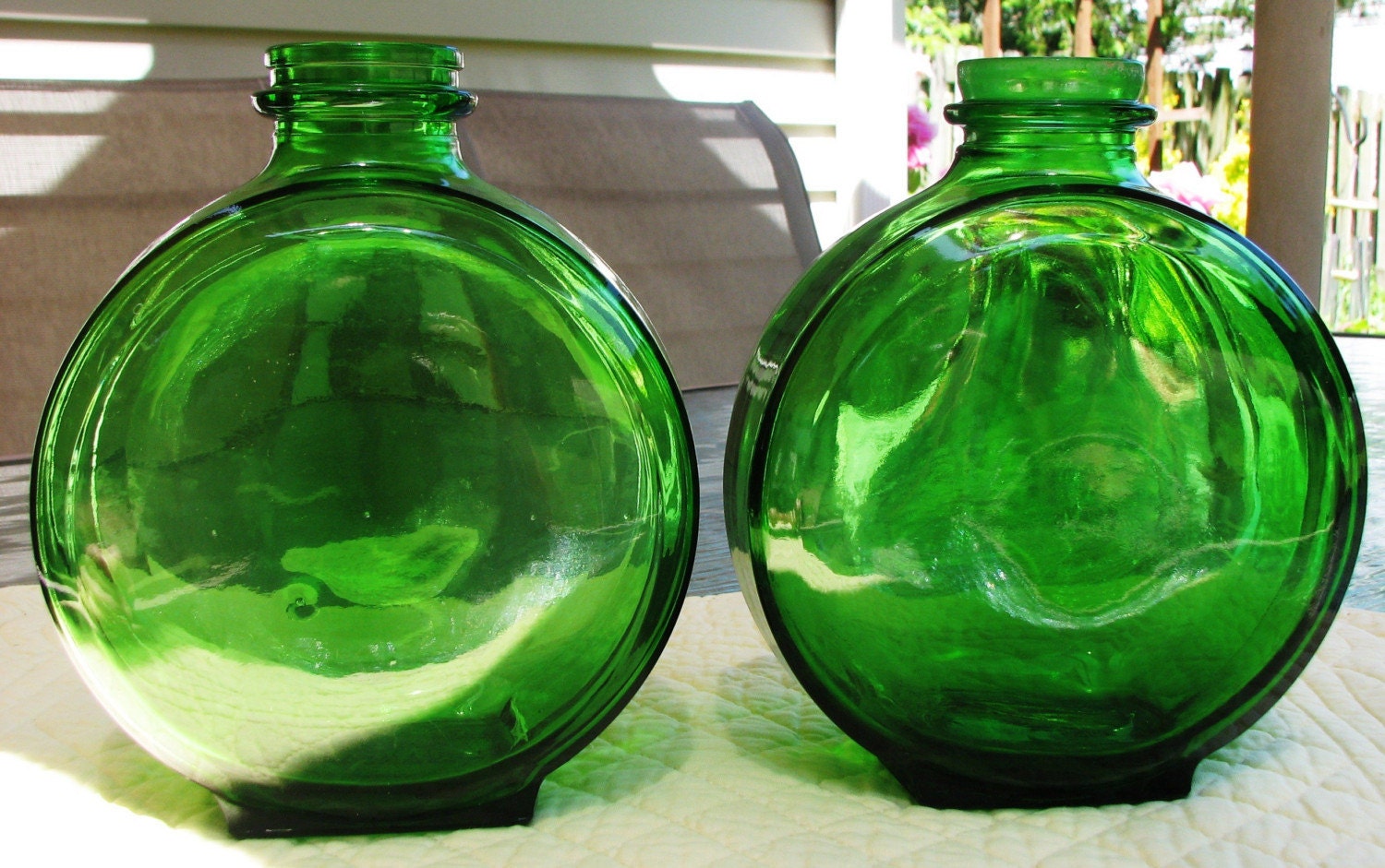 Download Antique Green Glass Sunsweet Prune Juice Bottles 2 Yellowimages Mockups