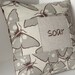 hand embroidered pillow - ''soar'' with butterflies in taupe and brown