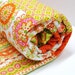 Baby quilt- " Sunshine Girl" in pink, orange, yellow, green-Christmas in July, christmasinjuly, FREE US SHIPPING