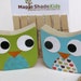 Owl Art Clips -eco-friendly - by Maple Shade Kids