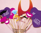 Valentine's Day Printable PHOTOBOOTH PROPS - EDITABLE Text Instant Download Il_170x135