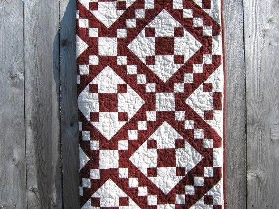 Handmade Quilt-Jacob s Ladder