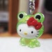 Frog Hello Kitty Earrings. Kawaii. Adorable. Sanrio