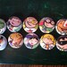 Tiny Titans Button Set of 10 DC Comics Upcycled