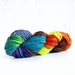 Velvet Dress 102 yards Wool Yarn-Hand Dyed-Merino Yarn- Handspun single