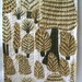 Marimekko organic baby quilt / pine forest dwellers in natural nougat (rare collectible fabric) (READY TO SHIP)