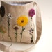 reserved for Rachel / organic kids messenger bag / hope in the autumn