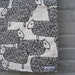 organic baby blanket / eco friendly kids bedding mod black and white sheep - baby gift under 75 (fabric out of print) Ready to Ship
