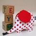 retro elephant baby stuffed toy \/ I'm such a softie \/ etsyholidaysale