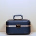Vintage Ocean Blue Train Case
