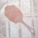 Beautiful Petal Pink Lucite Hand Mirror
