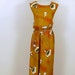 Vintage Calla Lily Dress