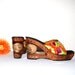 SALE.........Vintage Shoes Tropical Wedge