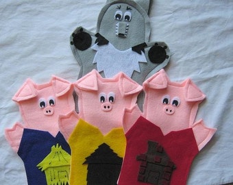 Items similar to Blues Clues hand puppets Blue, Steve & Magenta on Etsy