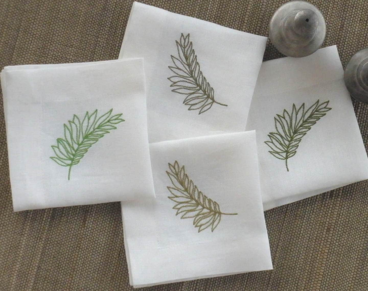 Cocktail Napkins Linen Napkins Cloth Napkins Off White