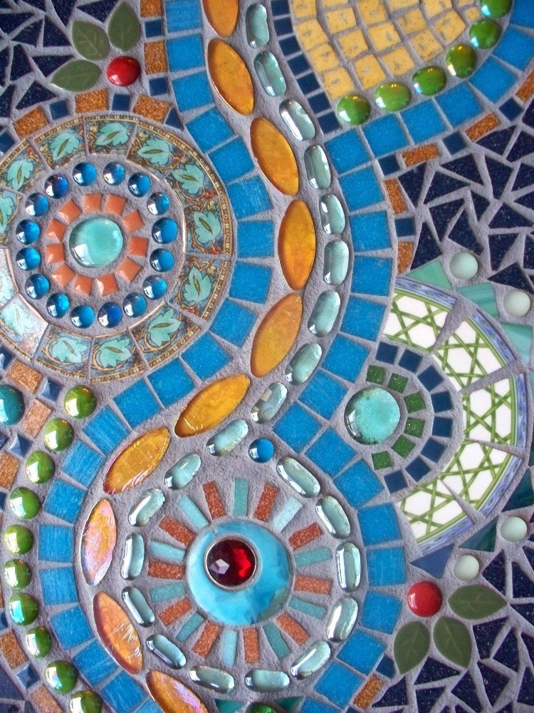 Turquoise River Mosaic Wall Hanging 30% OFF with Coupon Code