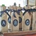 Jute Bottle Bags to Custom Label over and over again - Set of 8