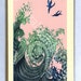 3 Lagana Greeting cards, digitalized from Lagana's linoleum block prints, "Birds at Sea," plus 2 more of your choice