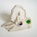Buddha Sculpture with Recycled Glass