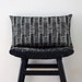 LINES AND ARROWS Linen Chenille Cushion Cover, Throw Pillow 50 x 30 cm, 20 x 12 inch