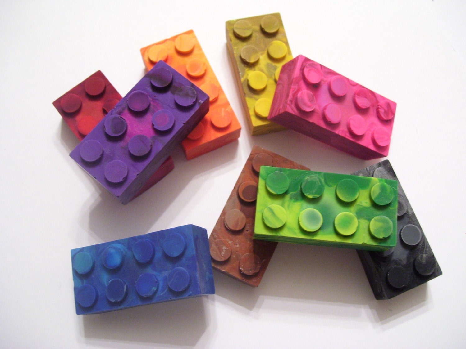 Lego Block Crayons Lil Scribblers TM Set of 9