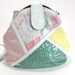 1980s Pastel Patchwork Leather Purse