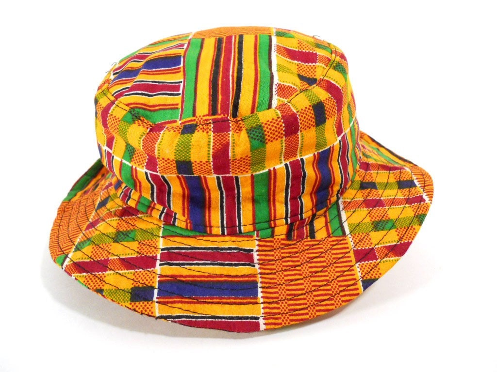 Kente Cloth Sun Hat