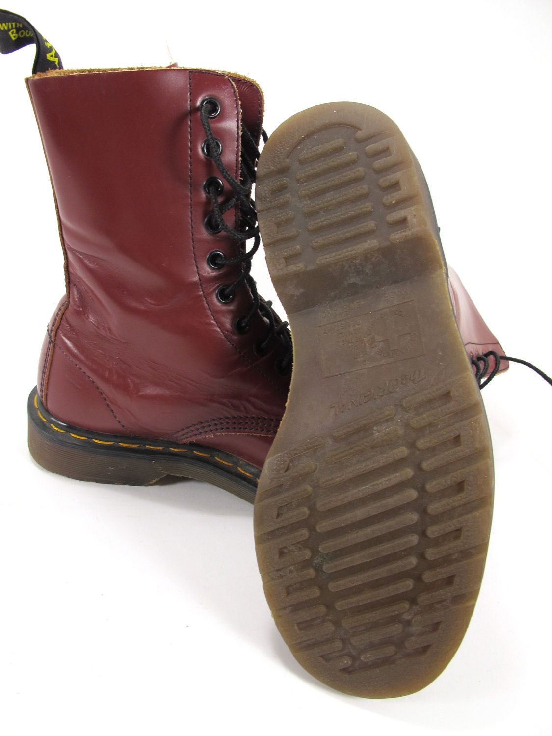 oxblood polish doc martens