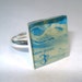 Irish Angel Postage Stamp Ring