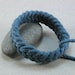 blue herringbone weave sailor bracelet LG 804