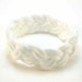 slender white paracord turks head knot rope bracelet 1821