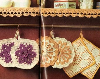 Vintage Crochet Pattern Potholders