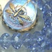 Beautiful Lt. Sapphire multi faceted Crystal puffy gem-cut donut shape 8mm beads