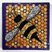 RESERVED - For Al Beck - Bumble Bee Mosaic - Wall hanging