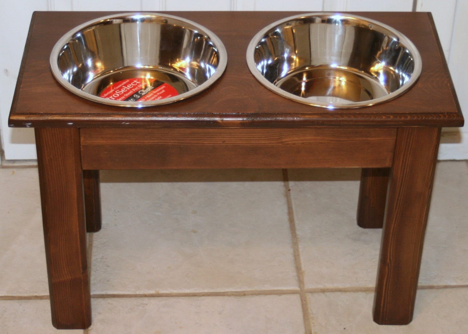 Raised Elevated Dog Food Dish Bowl Large Stand New feeder
