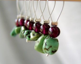 More Varied Than Any Landscape - Seven Snag Free Stitch Markers - Fits Up To 4.5 mm (7 US) - Limited Edition