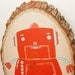 Tangerine Orange Robot