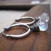 Moonstone Jewelry Sterling Silver Moonstone Hoop Earrings