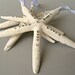 Nautical themed starfish decoration w/ crystals for wedding, home dec, floral, more.