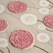 Embellished Painting - 10X10 SMALL Canvas - Peachy Pink Blossoms