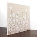 Reserved Listing - Pink and Khaki Nursery Art - Textured Painting of Flowers on 36X24 Canvas - Modern Decor - MADE TO ORDER