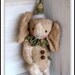 On sale Bobo primitive artist viscose bear elephant handmade by woollybuttbears on etsy