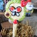Herb Marker Flower pot Stake butterfly - sunflower - ladybug and heart