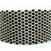 Beadwork Peyote Bracelet in Black and Cream Seed Bead Beaded Beadwoven Classic
