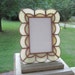 Honey and Cream 4 x 6 Stained Glass Picture Frame