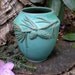 Scotch Pine Vase in verdigris glaze Arts and Crafts style, mission style, handmade pottery, functional