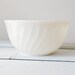 Fire King White Swirl Bowl 8"s