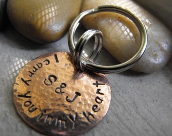 design your own copper Key chain