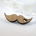Blond Mustache Love Pin