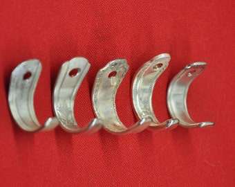 5 MINI Rad Spoon Handle  Keys Hooks